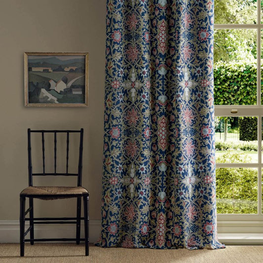 Wilton Weave Fabric - Indigo - Morris & Co - 237652 - Premier Wallcovering