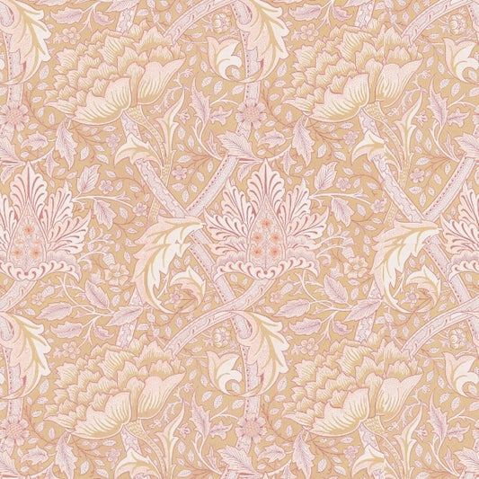 Morris Collections - 1103 - 3 - Windrush Wallpaper - Peach - Premier Wallcovering