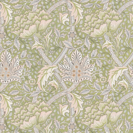 Morris Collections - 1105 - 4 - Windrush Wallpaper - Mint - Green - Premier Wallcovering