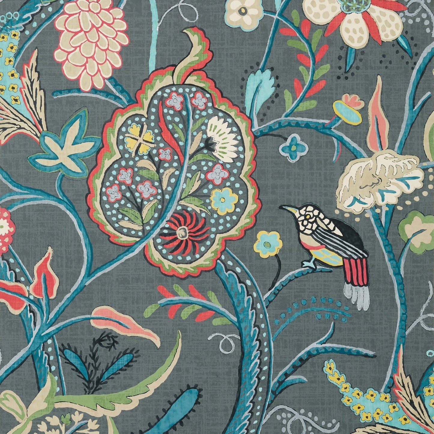 Windsor Wallpaper - Grey - Thibaut - T14301 - Premier Wallcovering