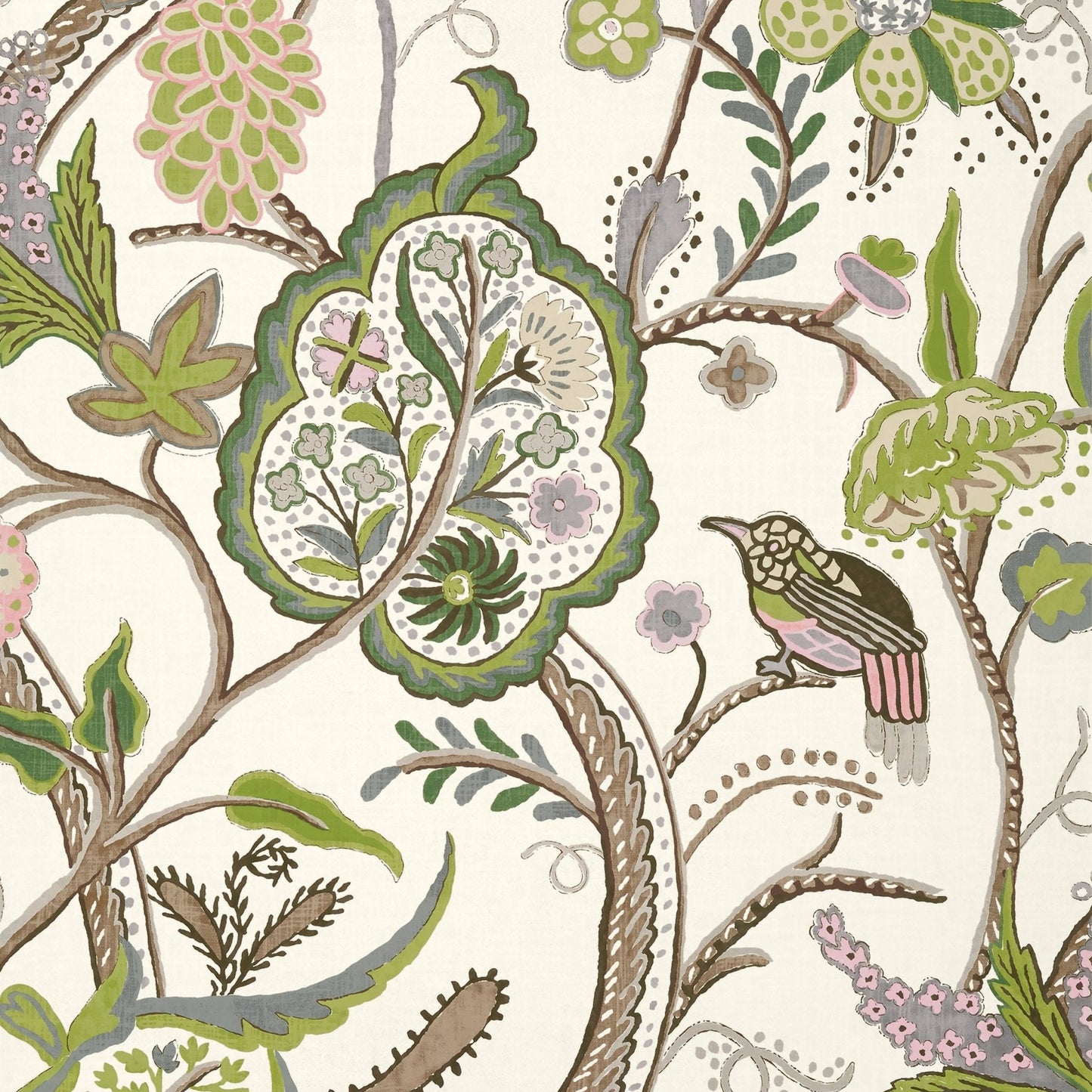 Windsor Wallpaper - Brown & Green - Thibaut - T14306 - Premier Wallcovering