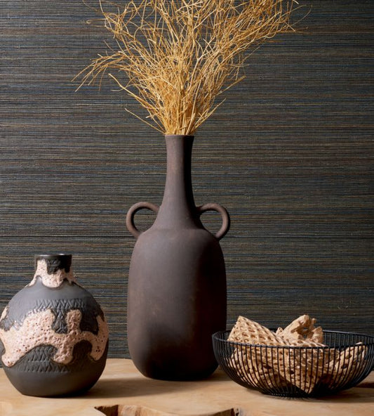 Windward Sisal Wallpaper - Moss - Thibaut - T19664 - Premier Wallcovering