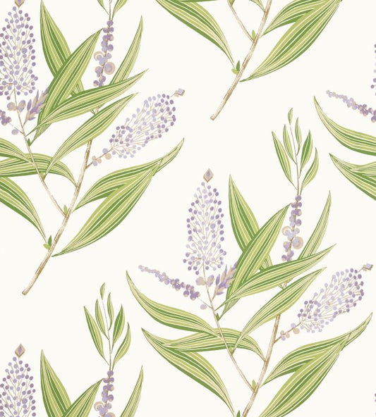 Winter Bud Wallpaper - Lavender - AT23134 - Anna French - Premier Wallcovering