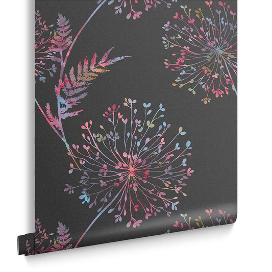 Wish Wallpaper - Black - Graham & Brown - 106433 - Premier Wallcovering