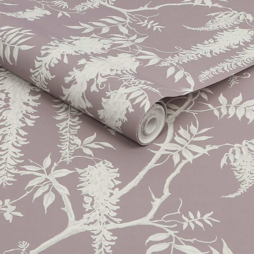 Wisteria Trails Wallpaper - Mauve - Next - 118253 - Premier Wallcovering