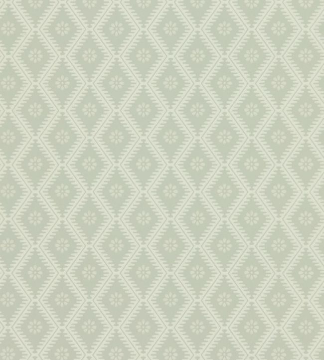 Witney Daisy Wallpaper - Lagoon - DLMW216873 - Sanderson - Premier Wallcovering