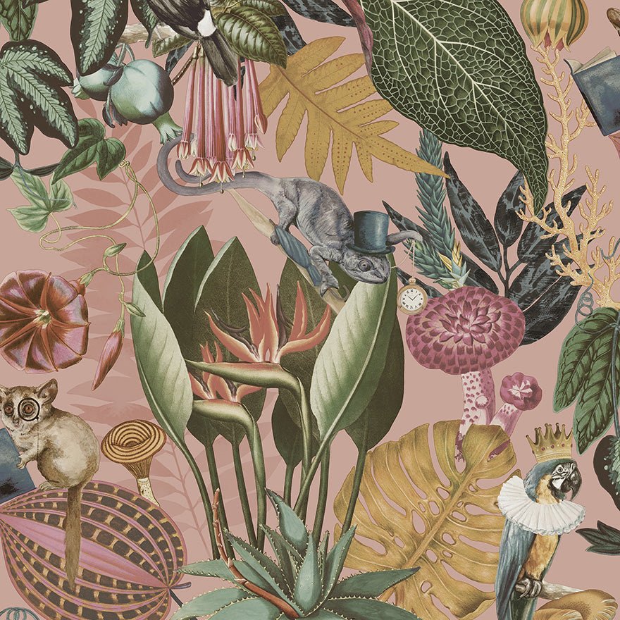 Wonderland Wallpaper - Blush - Holden Décor - 13400 - Premier Wallcovering