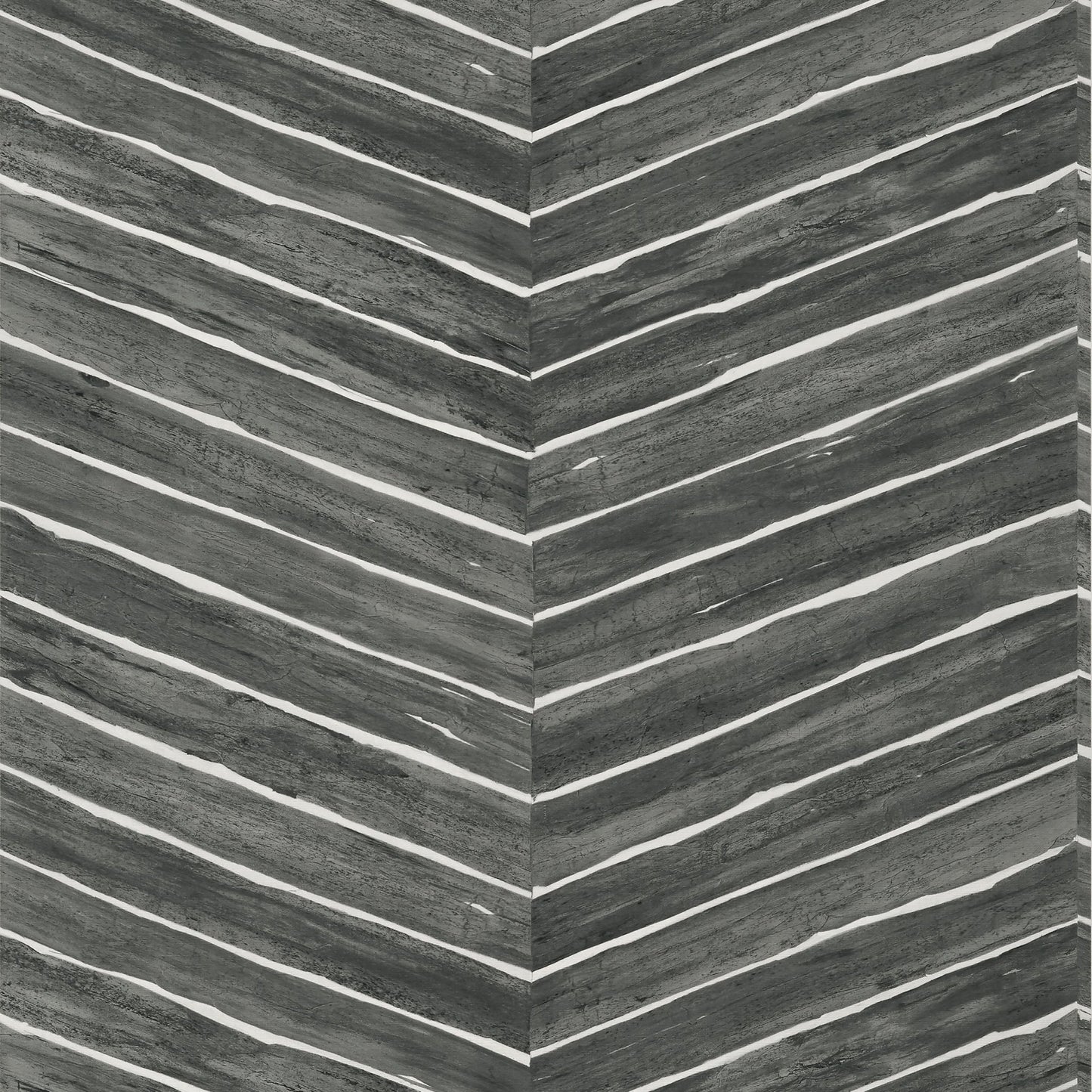 Wood Herringbone Wallpaper - Charcoal - Thibaut - T14574 - Premier Wallcovering