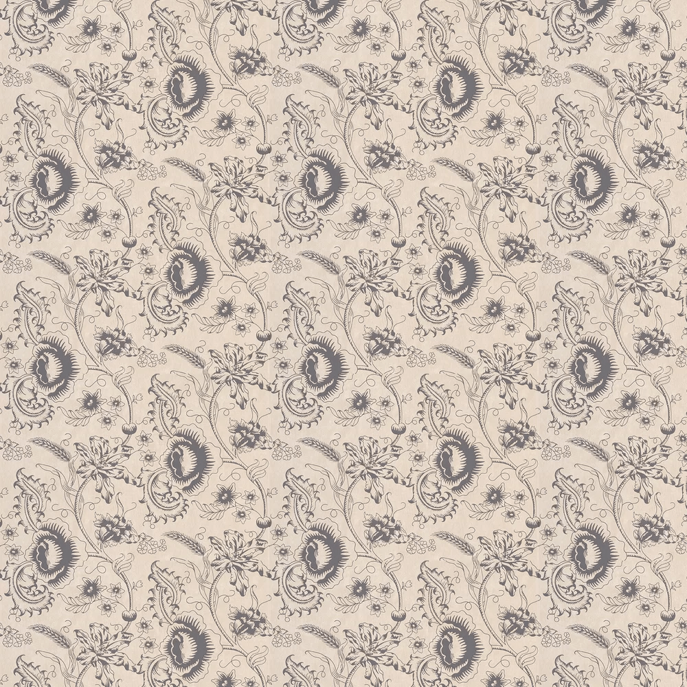 Woodblock Mono Wallpaper - Knightsbridge - Little Greene - 0291WOKNIGH - Premier Wallcovering