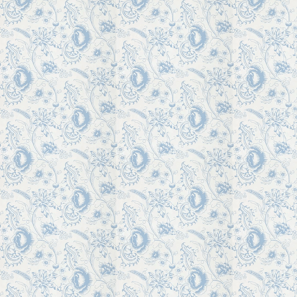 Woodblock Mono Wallpaper - Juniper - Little Greene - 0291WOJUNIP - Premier Wallcovering