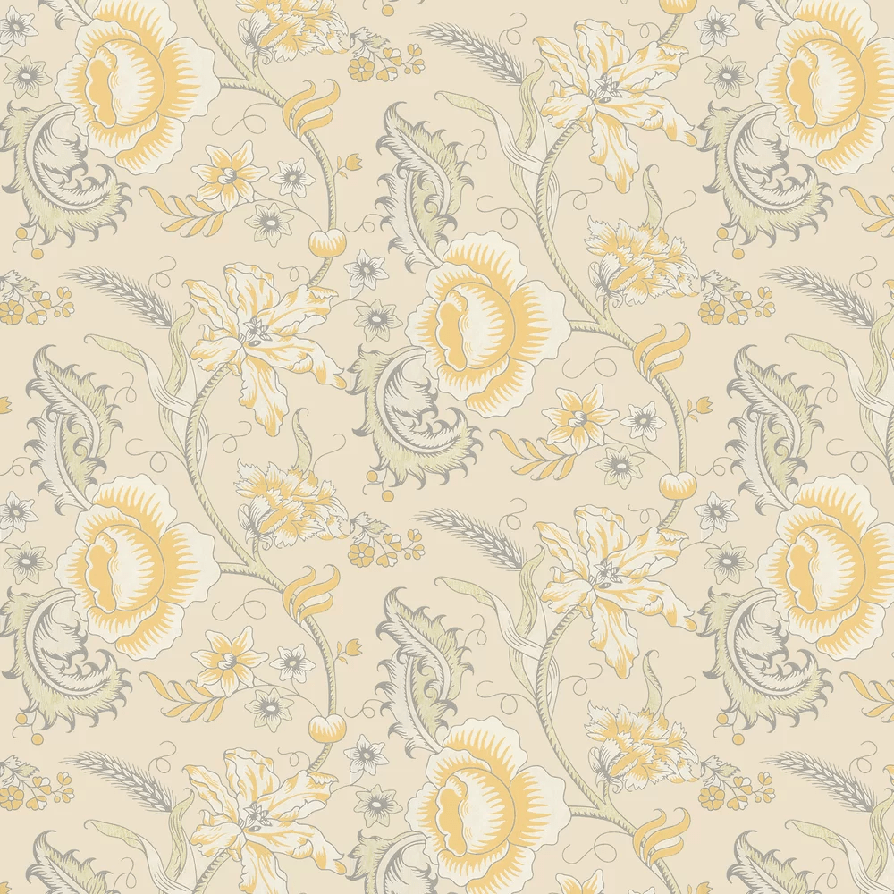 Woodblock Trail Wallpaper - Claude - Little Greene - 0291WOCLAUD - Premier Wallcovering