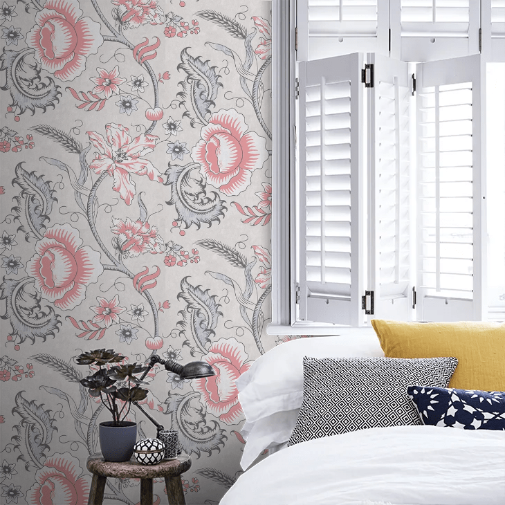 Woodblock Trail Wallpaper - Union - Little Greene - 0291WOUNION - Premier Wallcovering