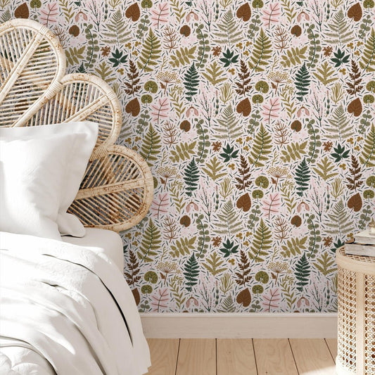 Woodland Walks Wallpaper - Muted Warm Tones - Lust Home - LH900114 - Premier Wallcovering