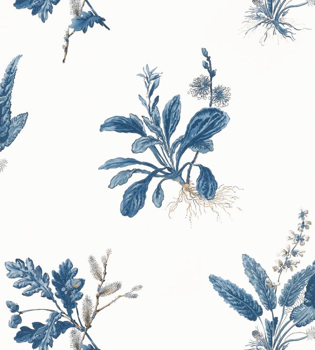 Woodland Wallpaper - Blue - AT57854 - Anna French - Premier Wallcovering