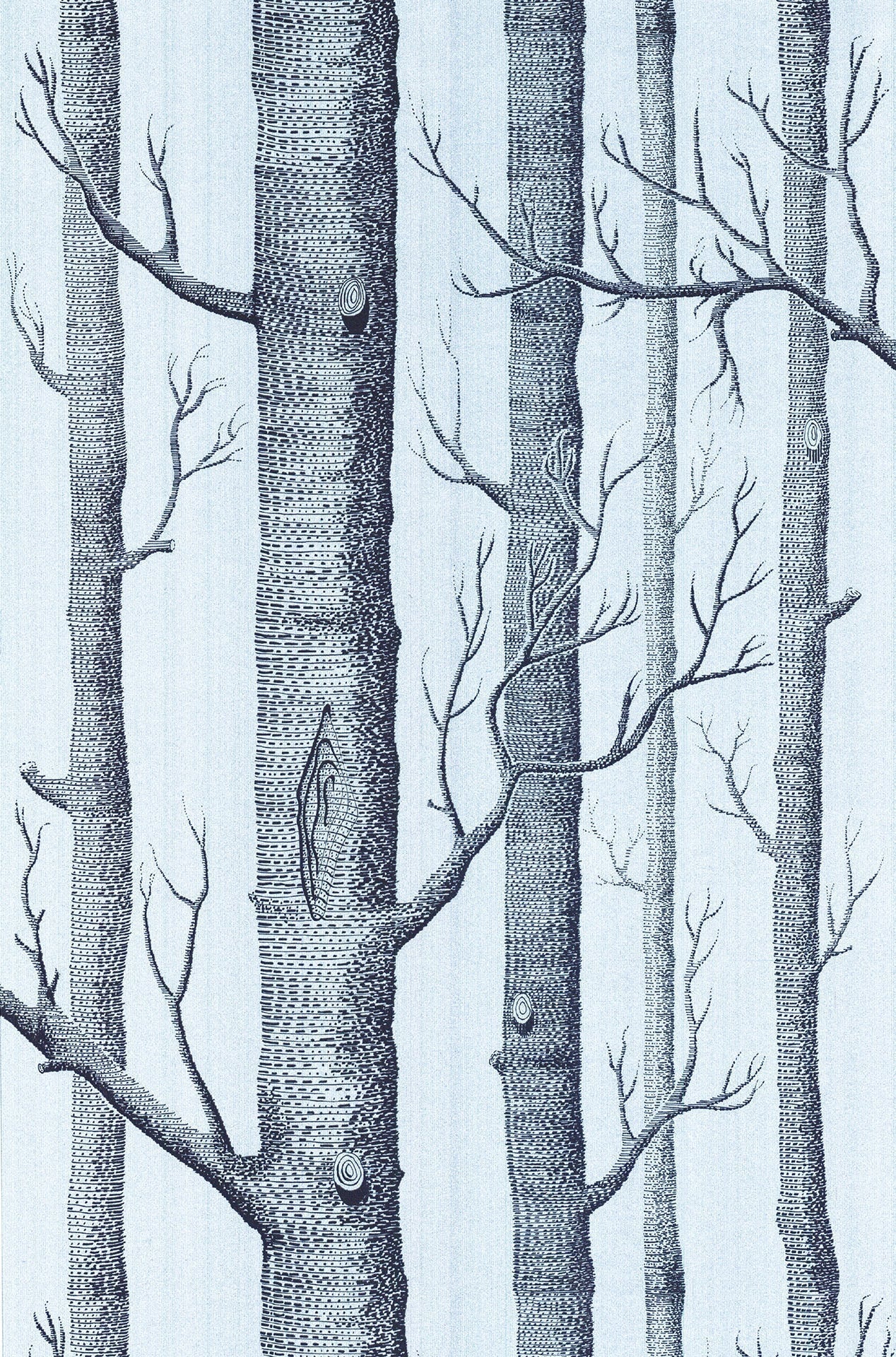 Woods Wallpaper - Soot on Foil - 69/12150 - Cole & Son - Premier Wallcovering