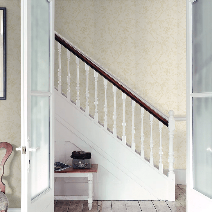Wrest Trail Wallpaper - Sand - Little Greene - 0291WRSANDZ - Premier Wallcovering