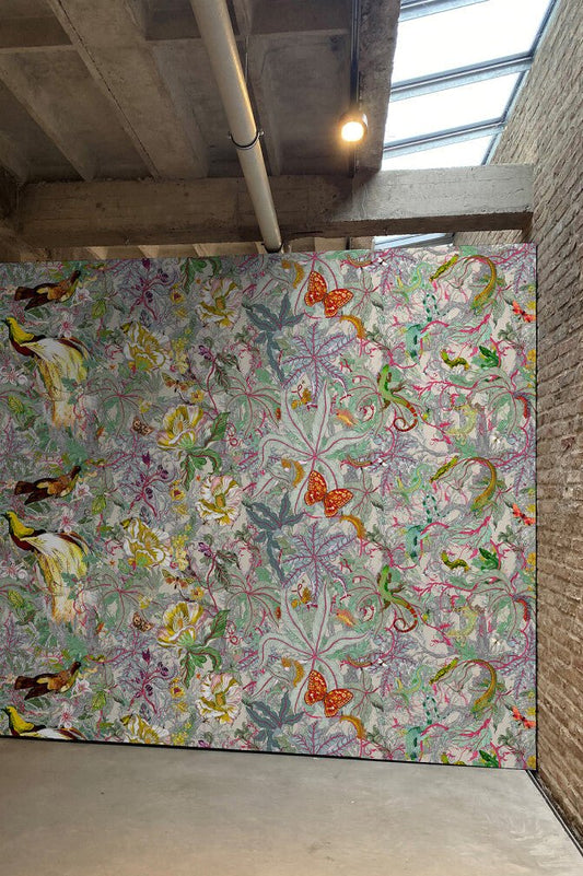 XL Jungle Modular Wallpaper Panels - Grandifolius - Timorous Beasties - JNGL/XLJNGLP/SMCA/04/A - Premier Wallcovering