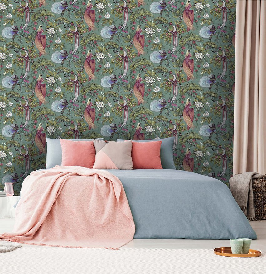 Yasuni Wallpaper - Green - Holden Décor - 91401 - Premier Wallcovering