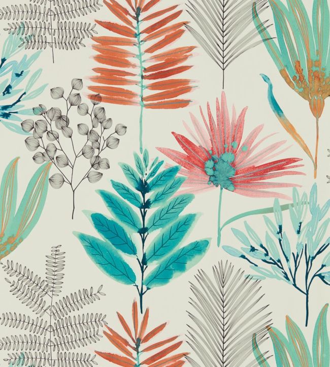 Yasuni Wallpaper - Paprika/Kiwi - HZAP111763 - Harlequin - Premier Wallcovering