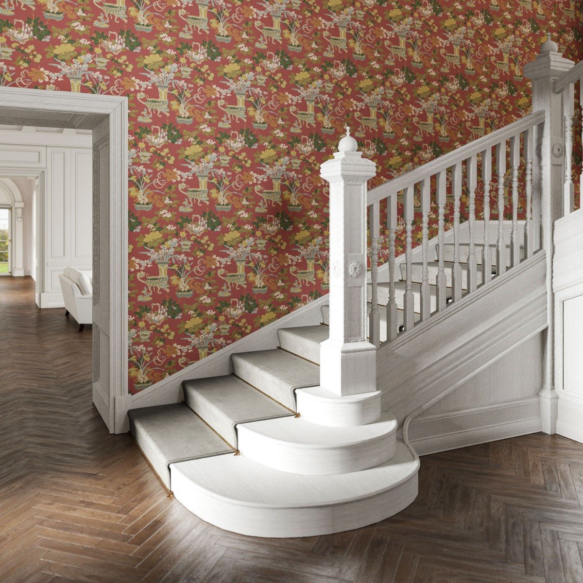 Yentai Wallpaper - Spice - Warner House - Premier Wallcovering