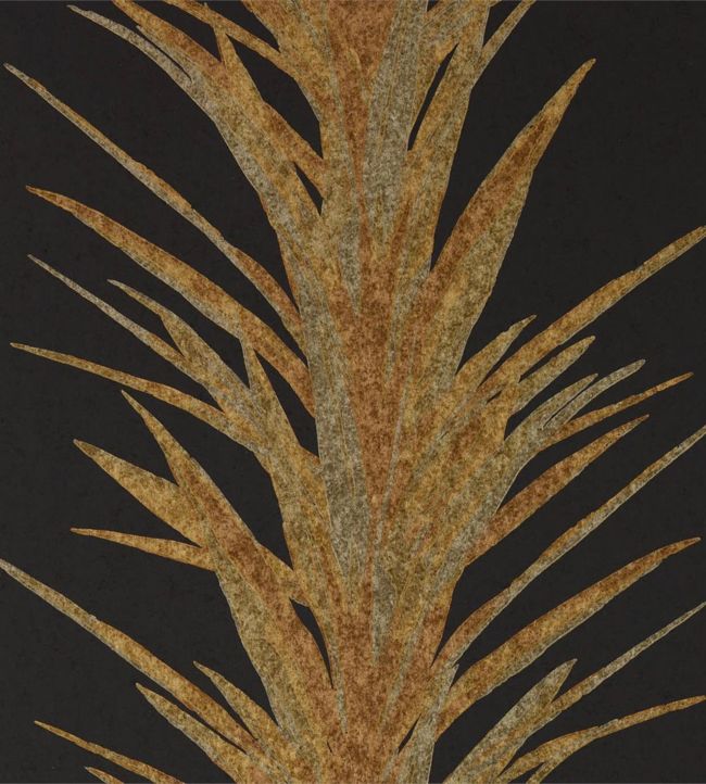 Yucca Wallpaper - Charcoal/Gold - DGLW216651 - Sanderson - Premier Wallcovering