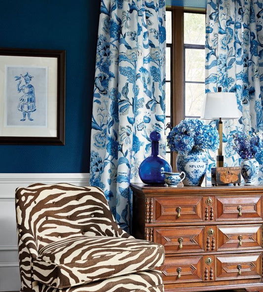 Yuma Wallpaper - Navy - Thibaut - T85061 - Premier Wallcovering