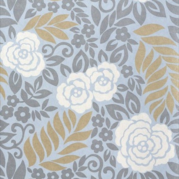 Yvette Wallpaper - Light Blue - Thibaut - T4926 - Premier Wallcovering