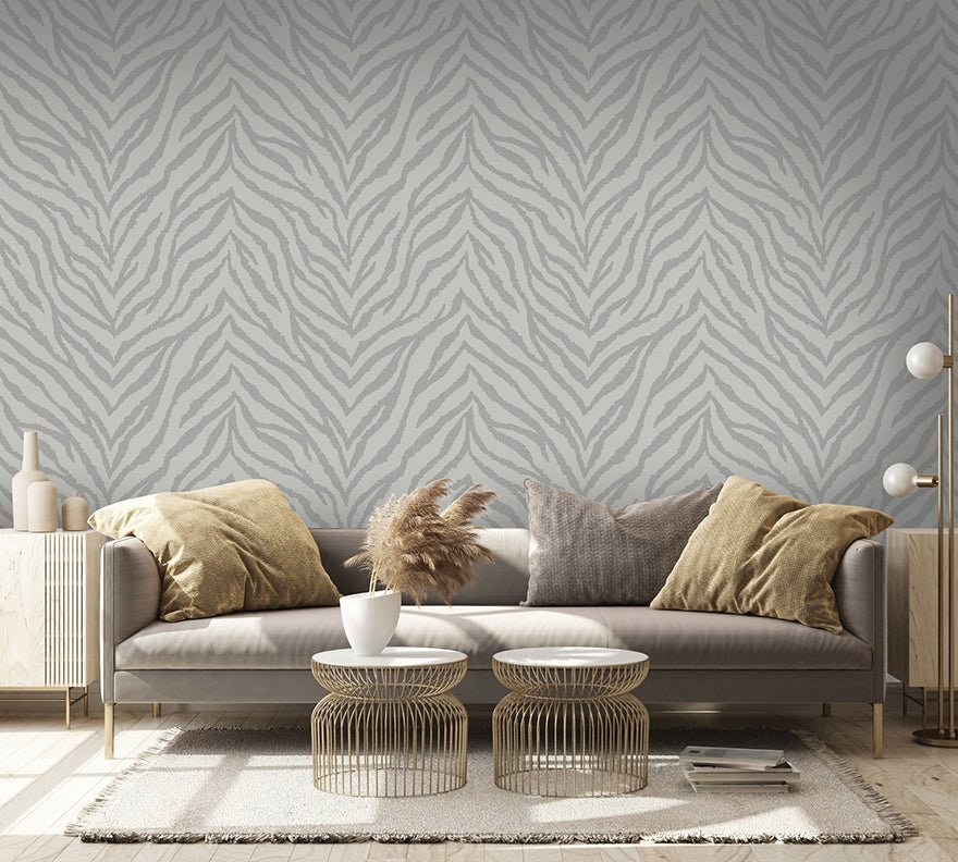 Zahara Wallpaper - Grey - Holden Décor - 65840 - Premier Wallcovering