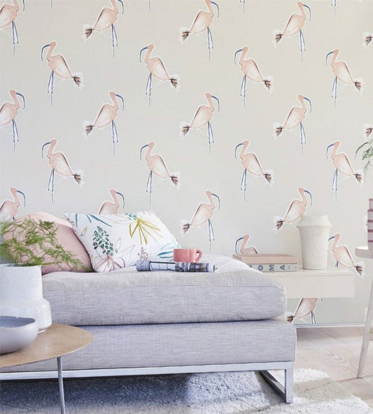 Zanzibar Wallpaper - Peach - NZAW111998 - Scion - Premier Wallcovering