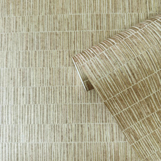 Zen Bamboo Screen Wallpaper - Bronze Brown - Galerie - DWP0362 - 02 - Premier Wallcovering