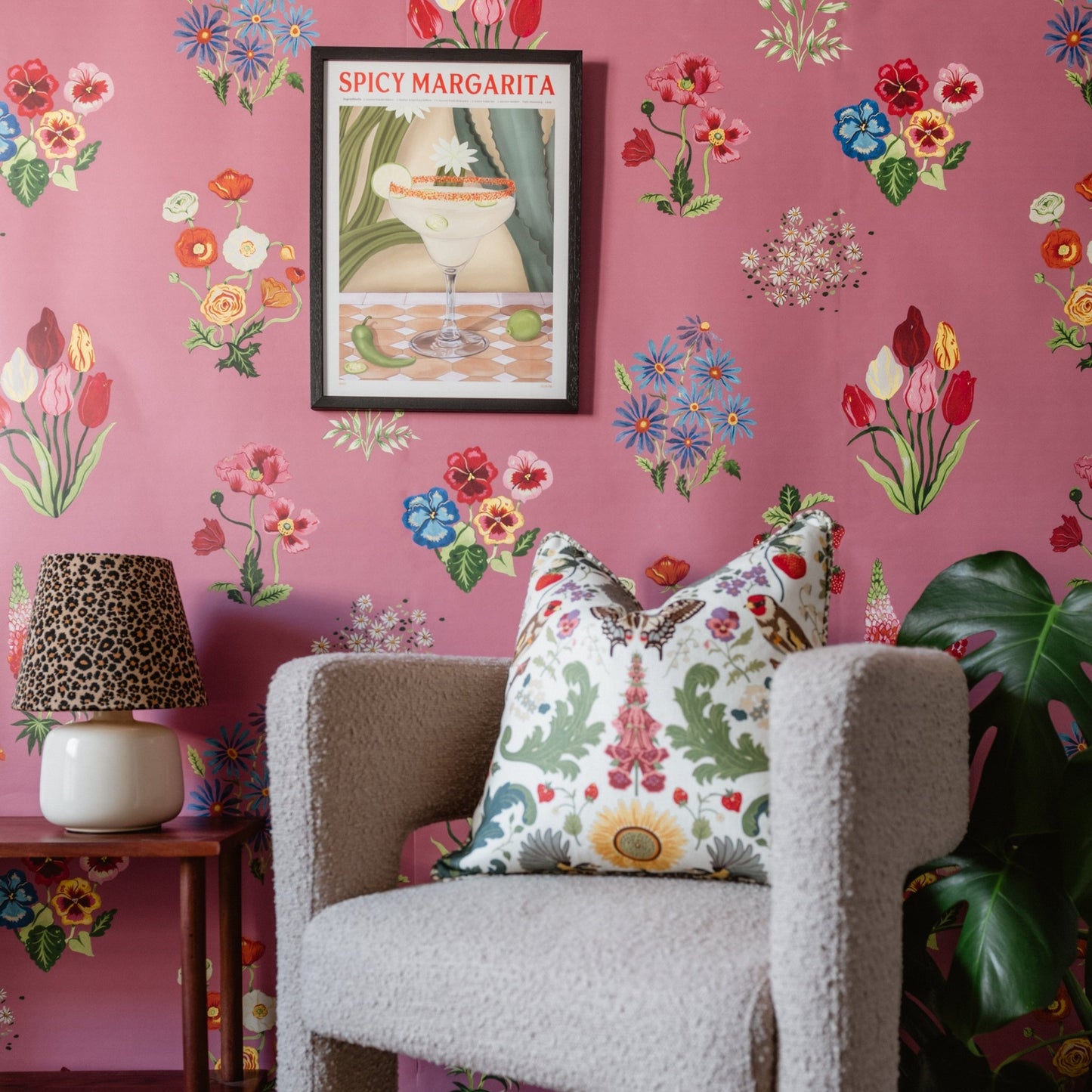 Zenith Wallpaper - Rosewood-Pink - Wear The Walls - ZERP807652 - Premier Wallcovering