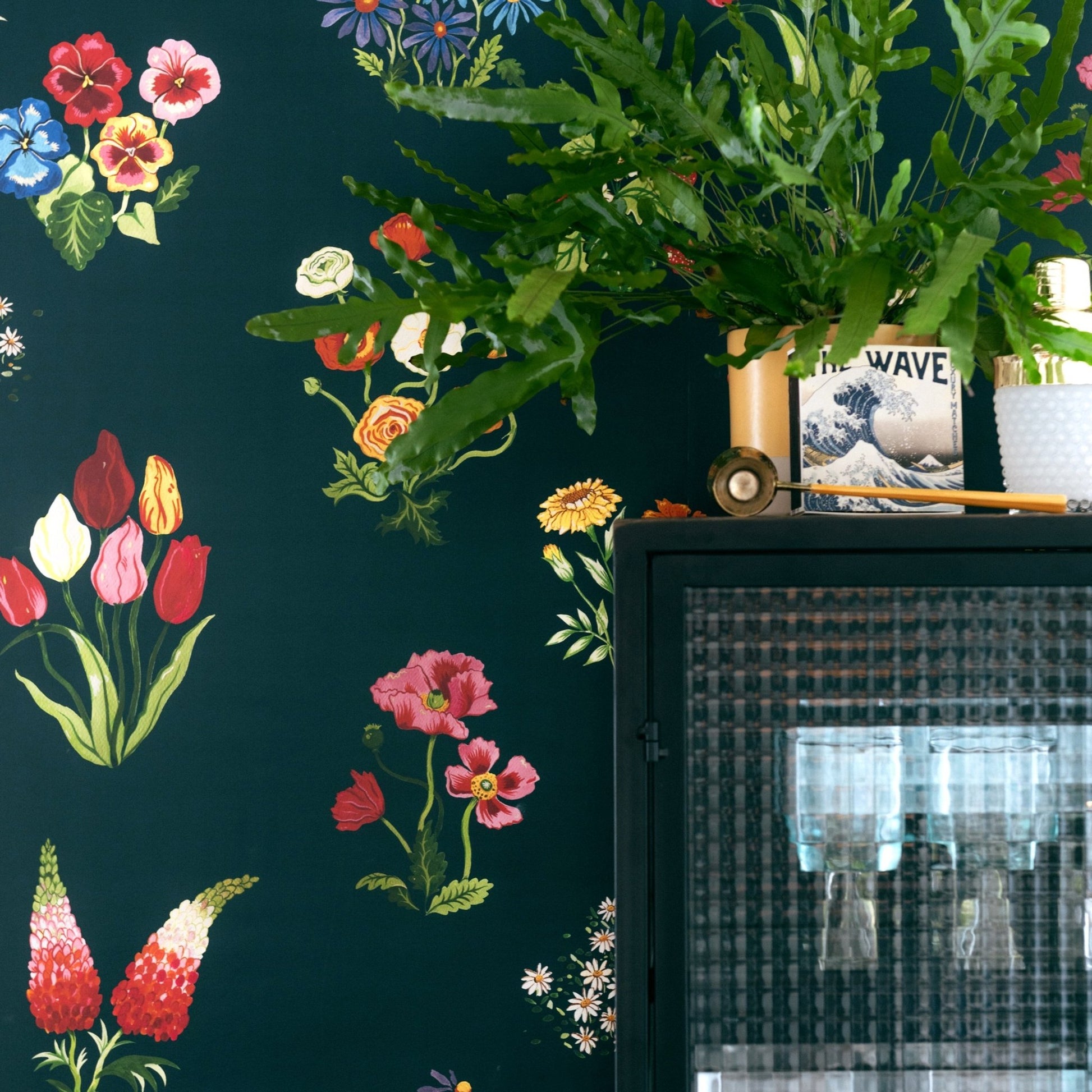 Zenith Wallpaper - Indigo - Wear The Walls - ZEIN807652 - Premier Wallcovering