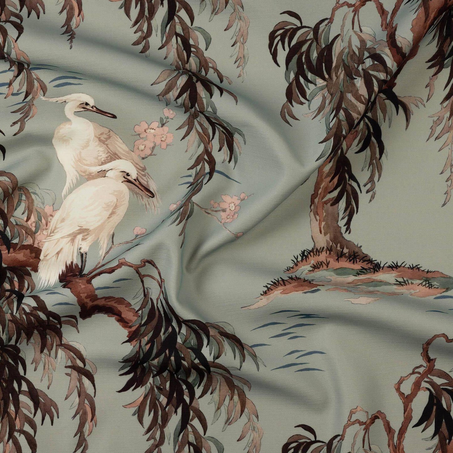 Zeus Recycled Performance Fabric - Eau de Nil - House of Hackney - 1-FA-ZEU-RP-EAU-XXX-XXX - Premier Wallcovering