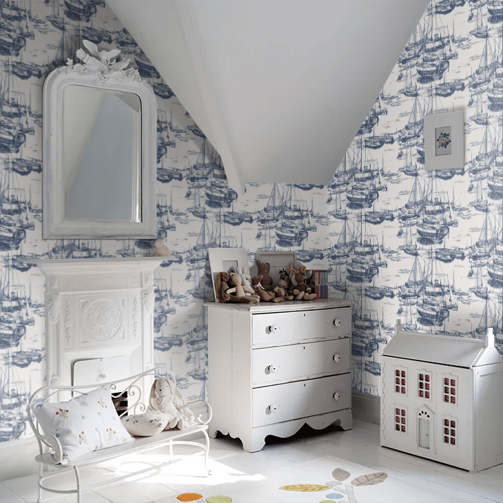 Zingara Wallpaper - Delft - Little Greene - 0288ZIDELFT - Premier Wallcovering