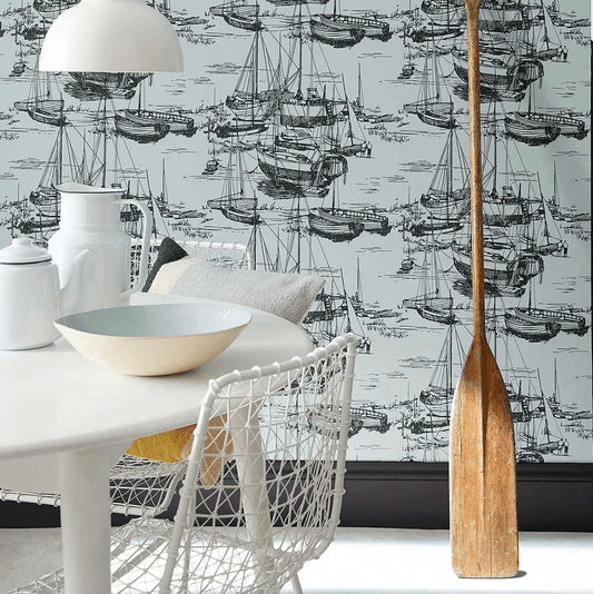 Zingara Wallpaper - Cerulean Sea - Little Greene - 0288ZICERUL - Premier Wallcovering