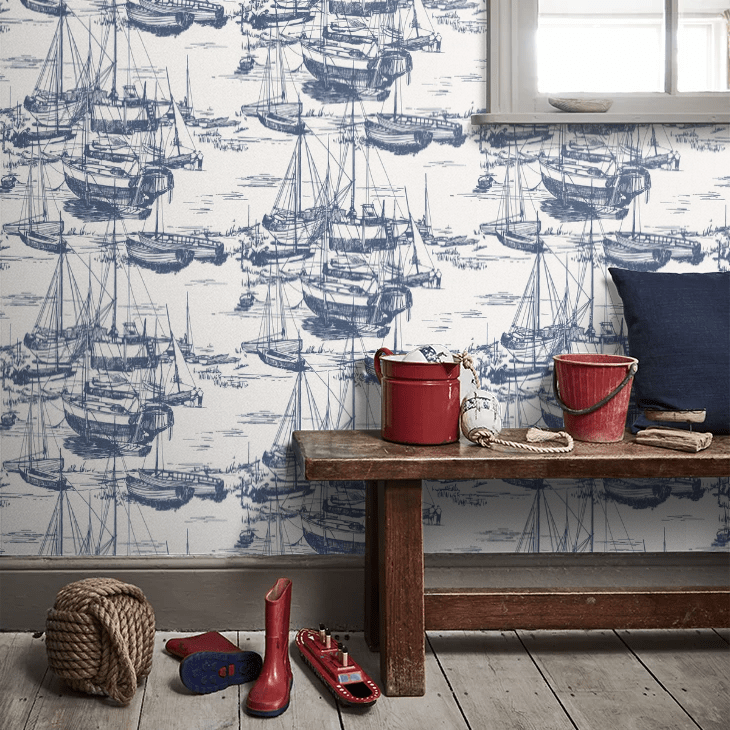 Zingara Wallpaper - Delft - Little Greene - 0288ZIDELFT - Premier Wallcovering