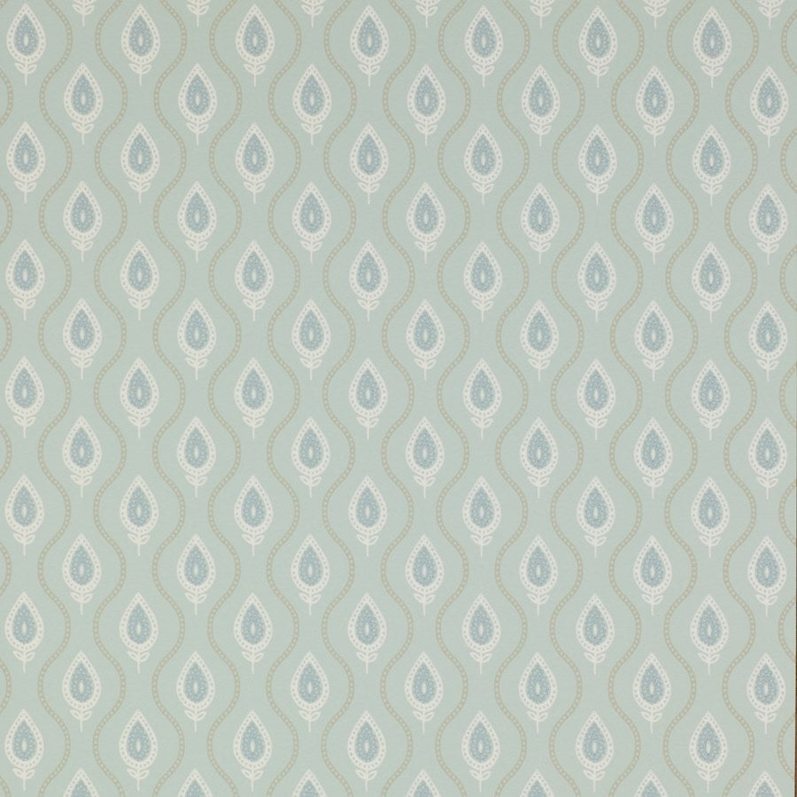 07138/03 - Verity Wallpaper - Aqua - Colefax & Fowler