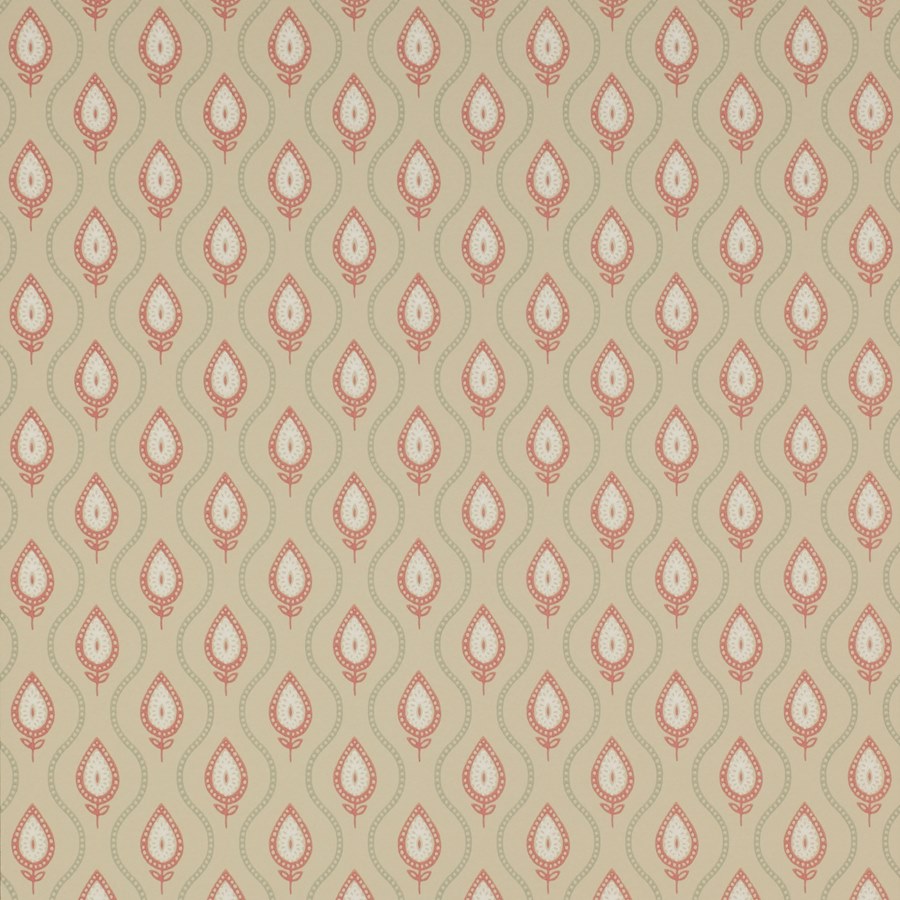 07138/04 - Verity Wallpaper - Red/Sienna - Colefax & Fowler