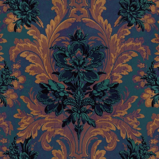 1-WA-AMA-DI-INK-XXX - Amarantha Wallpaper  - Ink - House of Hackney