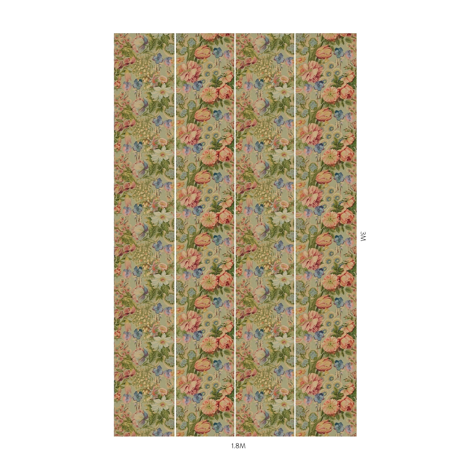 1-WA-AMT-DI-APP-XXX - Amatoria Wallpaper  - Apple - House of Hackney