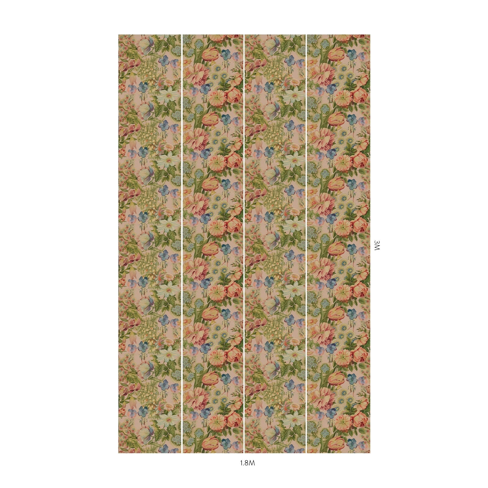 1-WA-AMT-DI-TOU-XXX - Amatoria Wallpaper - Tourmaline - House of Hackney
