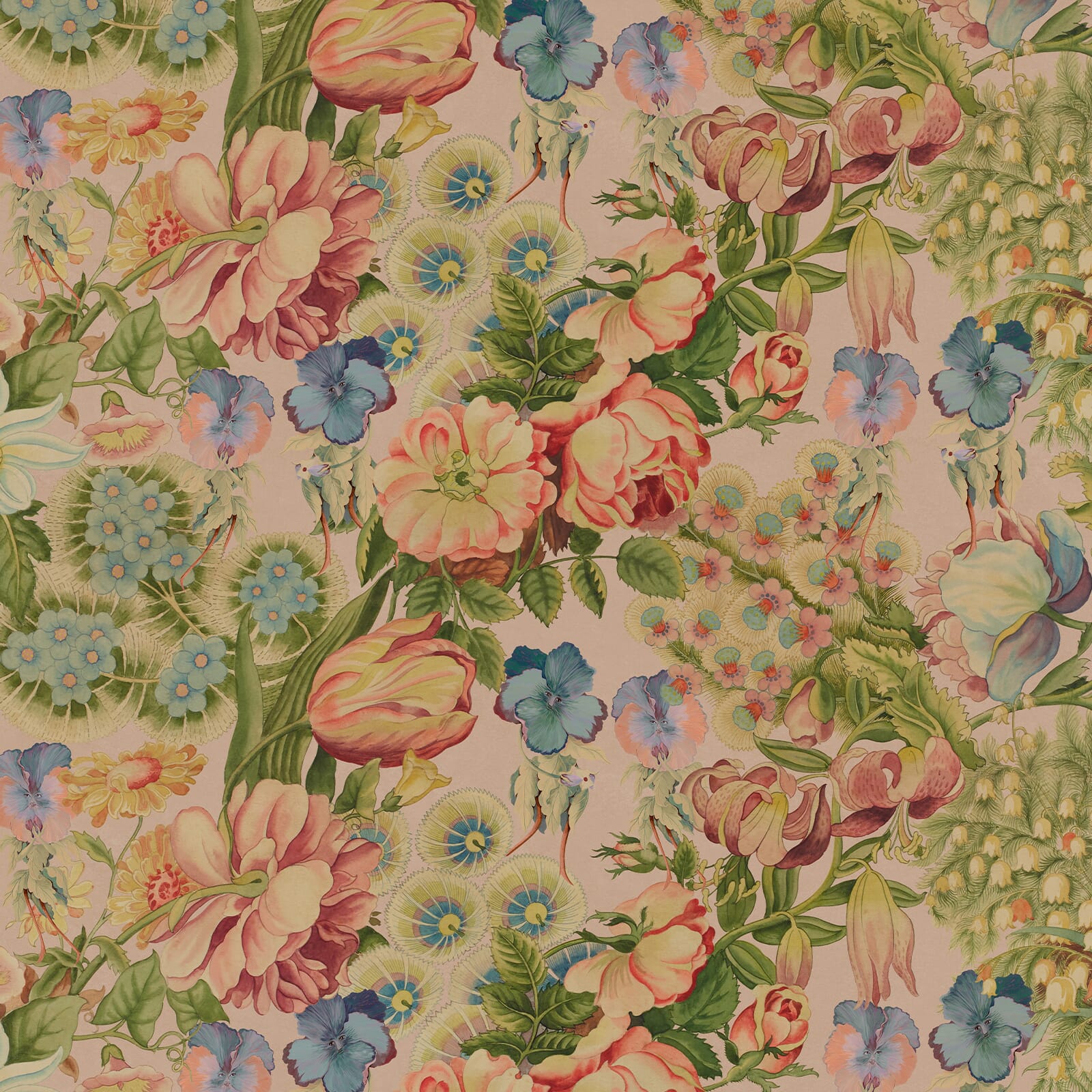 1-WA-AMT-DI-TOU-XXX - Amatoria Wallpaper - Tourmaline - House of Hackney