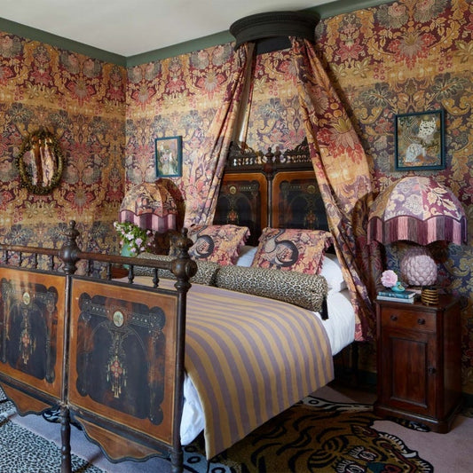 1-WA-AND-DI-ALM-XXX - Andastra Wallpaper - Almandine - House of Hackney