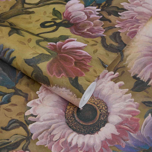 1-WA-APC-DI-AUO-XXX - Apricus Wallpaper - Aurelian - House of Hackney