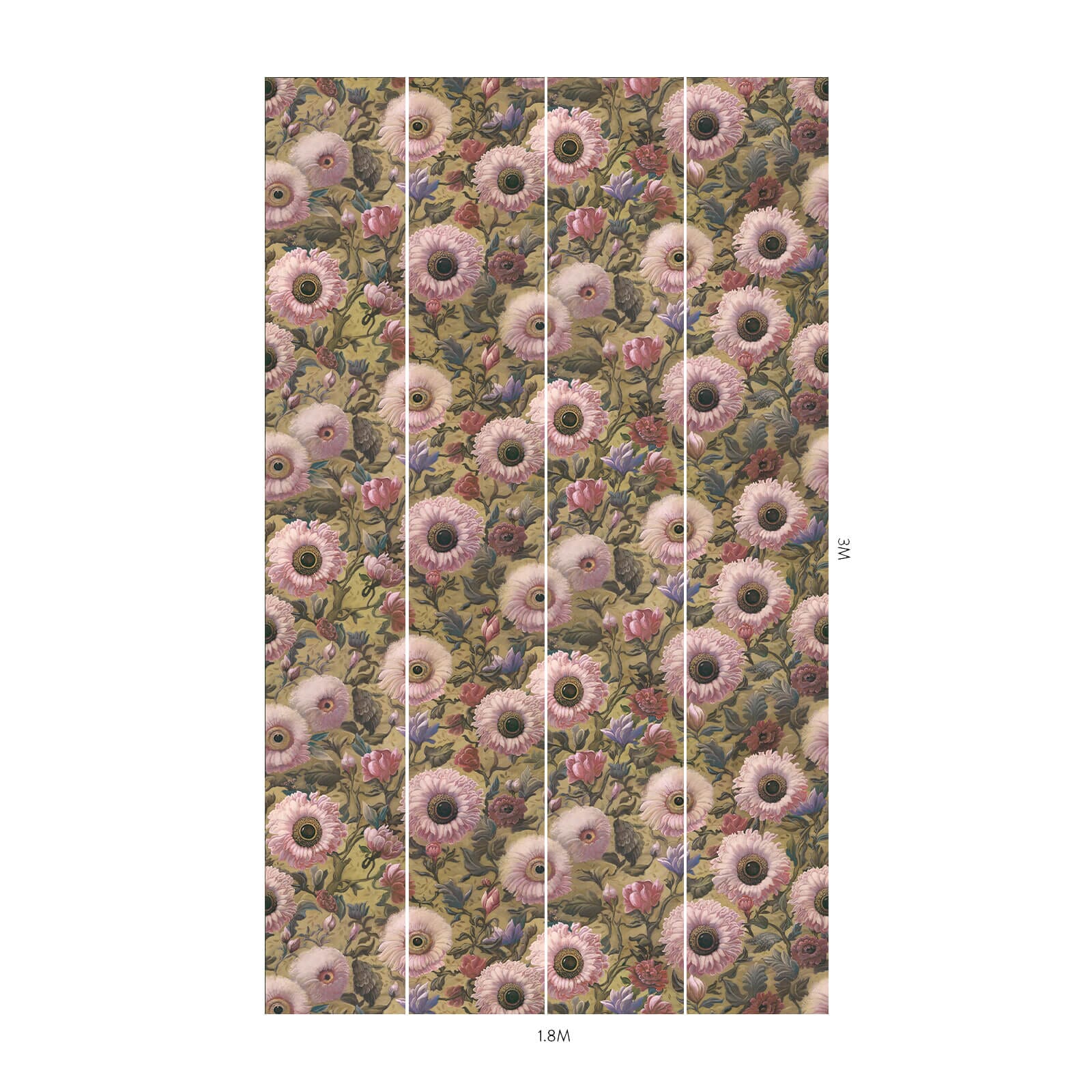 1-WA-APC-DI-AUO-XXX - Apricus Wallpaper - Aurelian - House of Hackney