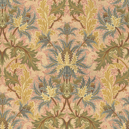 1-WA-AQF-DI-DAH-XXX - Aquifolia Cork Wallpaper - Dahlia - House of Hackney