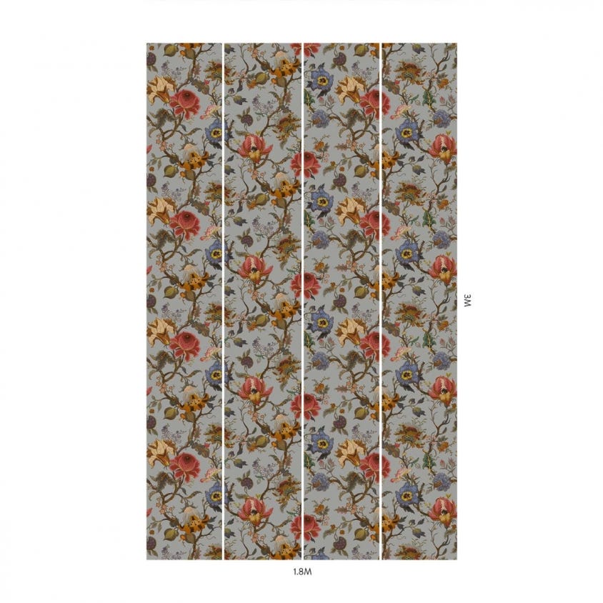 1-WA-ART-DI-GRY-XXX - Artemis Wallpaper - Dove-Grey - House of Hackney