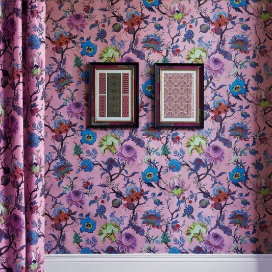 1-WA-ART-DI-PNK-XXX - Artemis Wallpaper - Amaranth-Pink - House of Hackney