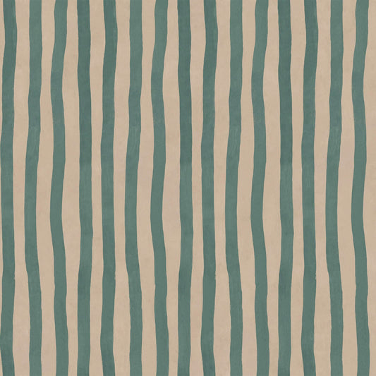 1-WA-ATS-DI-EUA-XXX - Artist's Stripe Wallpaper - Euphorbia & Alabaster - House of Hackney