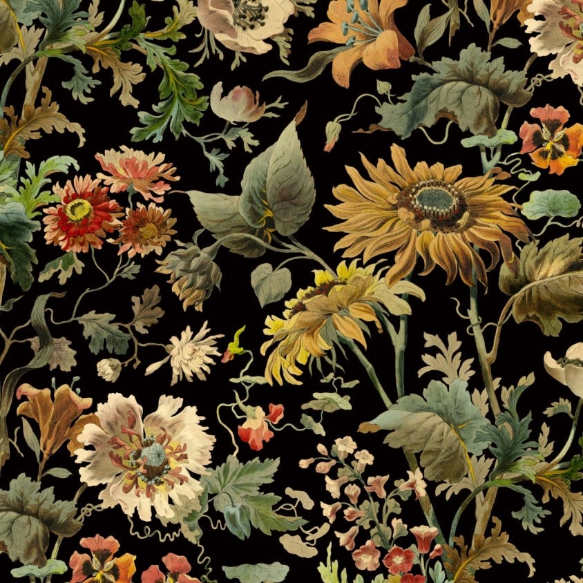 1-WA-AVA-DI-NOI-XXX - Avalon Wallpaper - Noir - House of Hackney